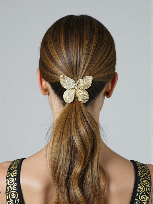 Golden Butterfly Hair Band