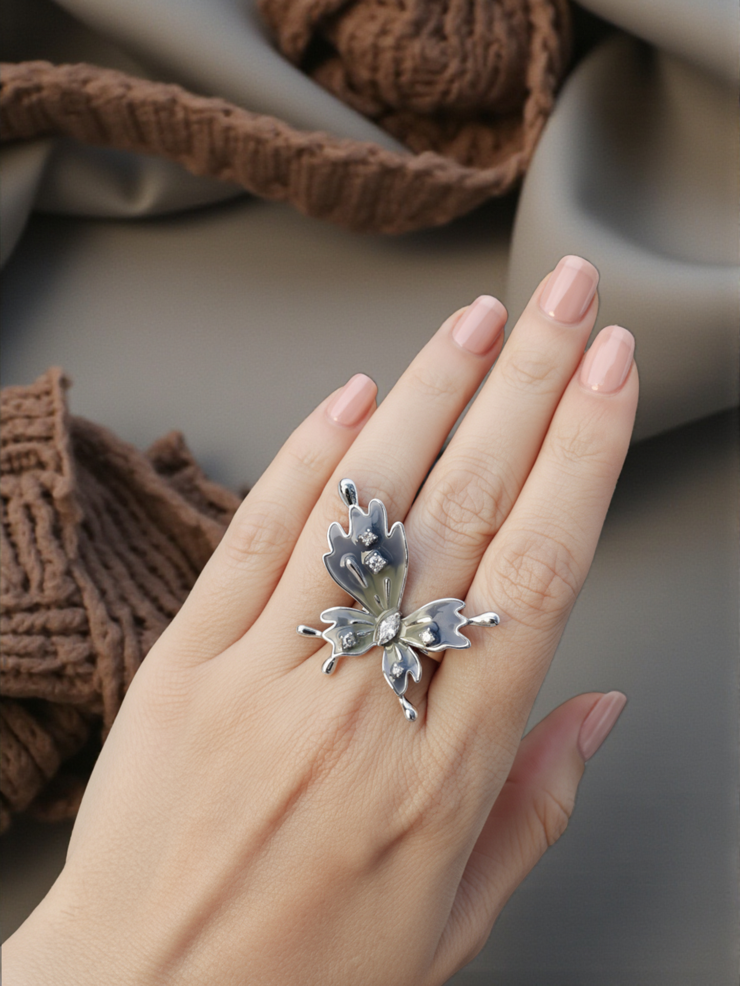 Petal Butterfly Ring