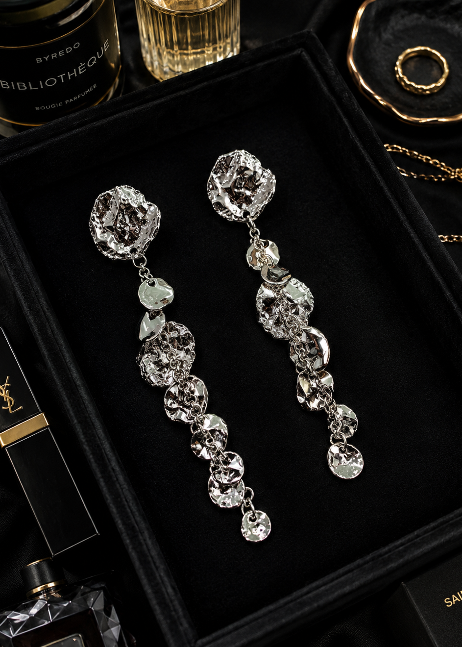Molten Muse Cascade Earrings