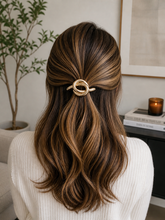 Knot Gold Hair Band