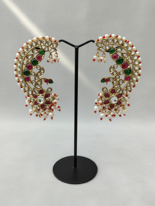 Kundan Ear Cuffs