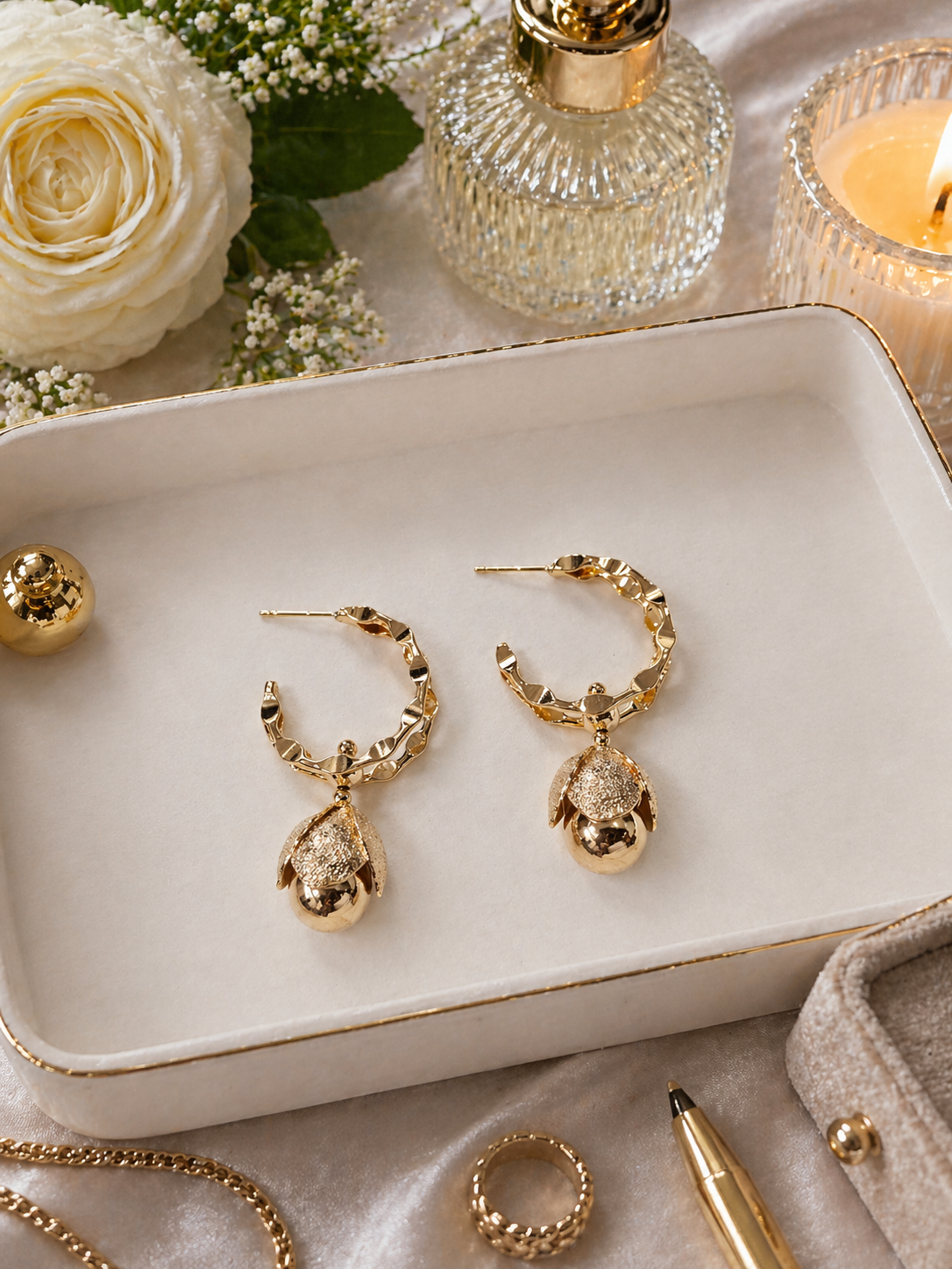 Bloom Drop Hoops