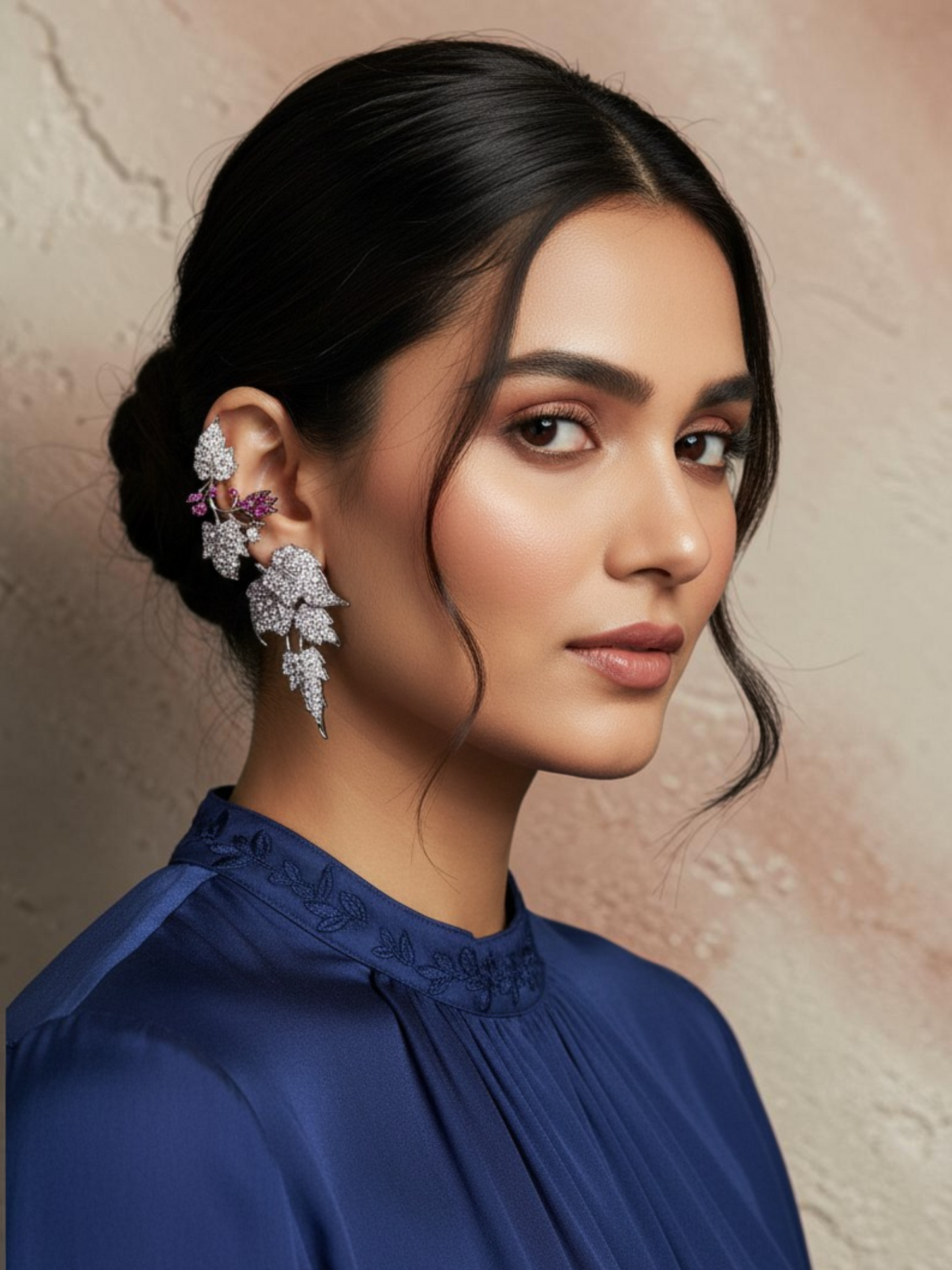 Ivy Bloom Climber Ear Cuffs
