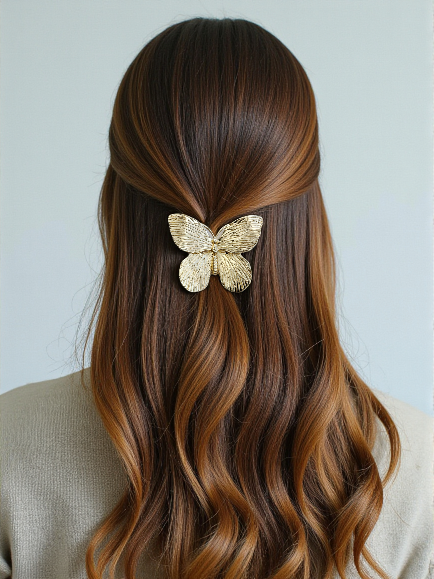 Golden Butterfly Hair Band