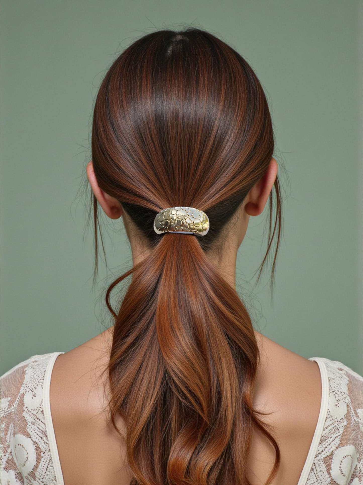 Textured Metallic Hair Band