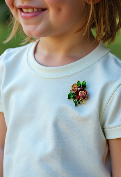 Pomegranate Bloom Brooch