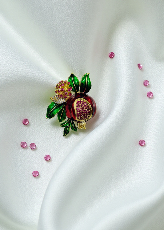 Pomegranate Bloom Brooch