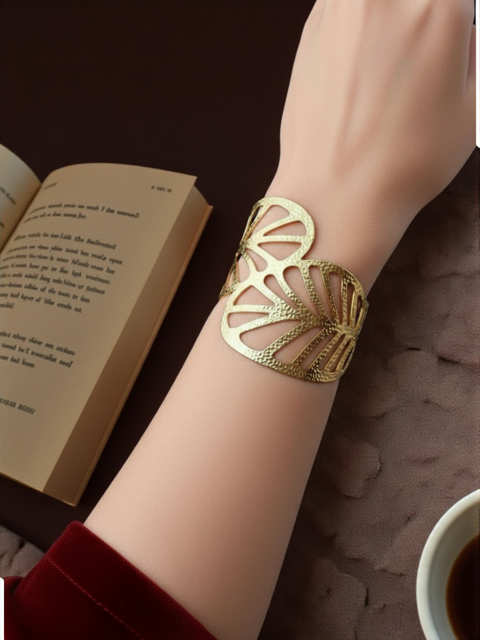 Golden Leaf Bracelet