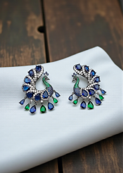 Royal Peacock Earrings