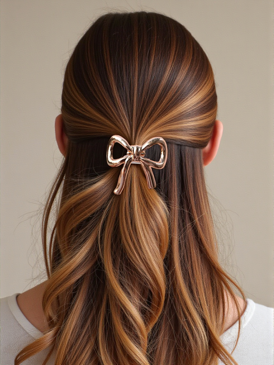 Metallic Bow Hair Band