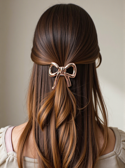 Metallic Bow Hair Band