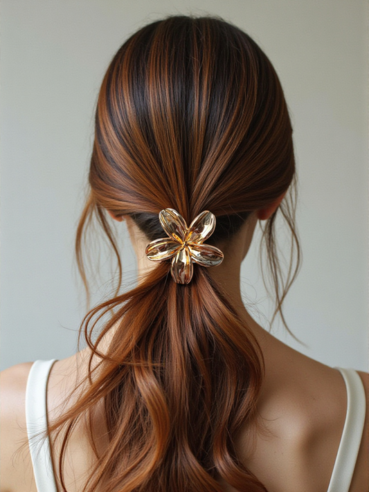 Golden Bloom Hair Band