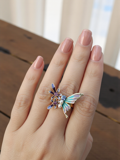 Blossom Butterfly Ring
