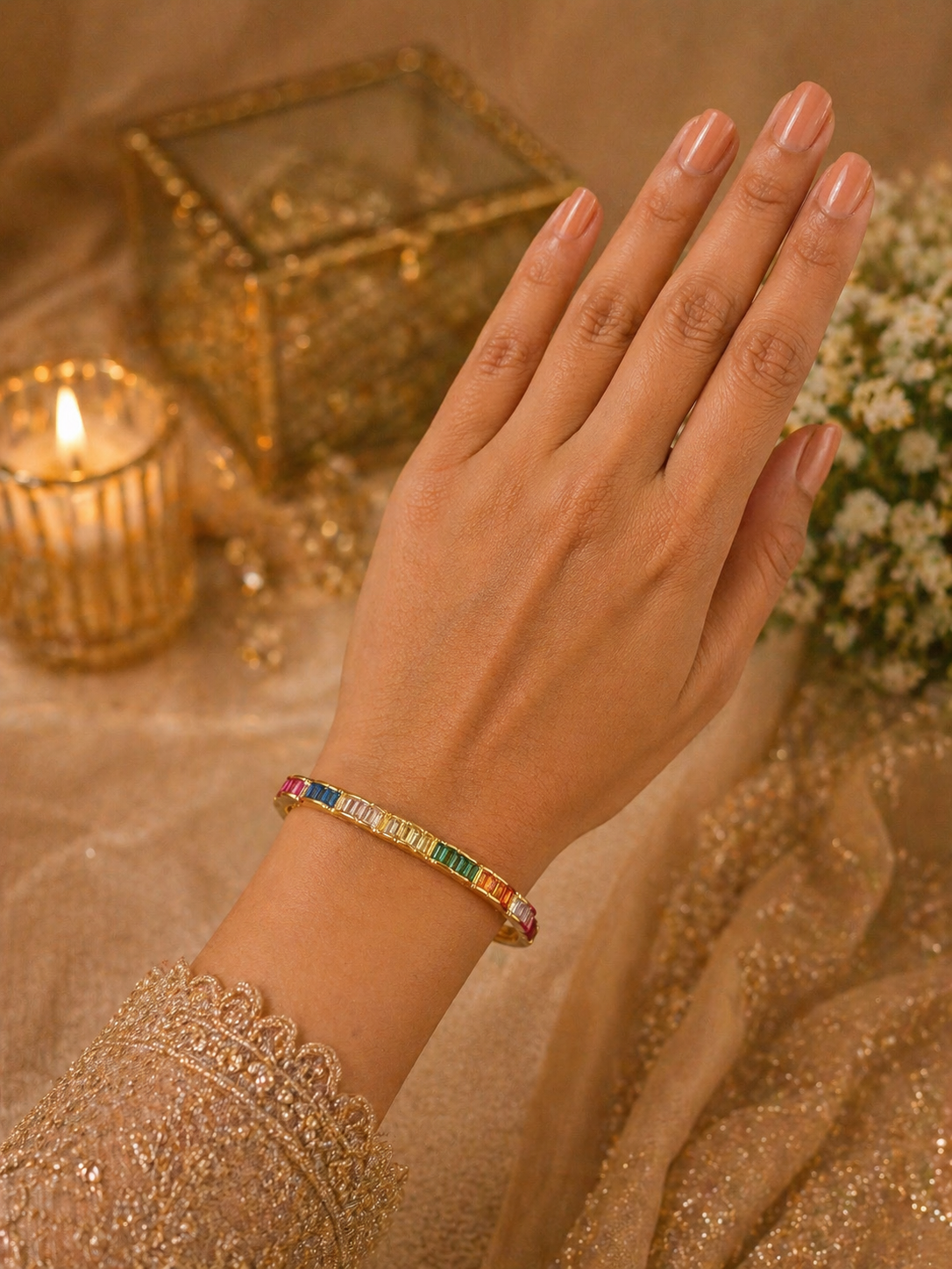 Prism Petal Bangle