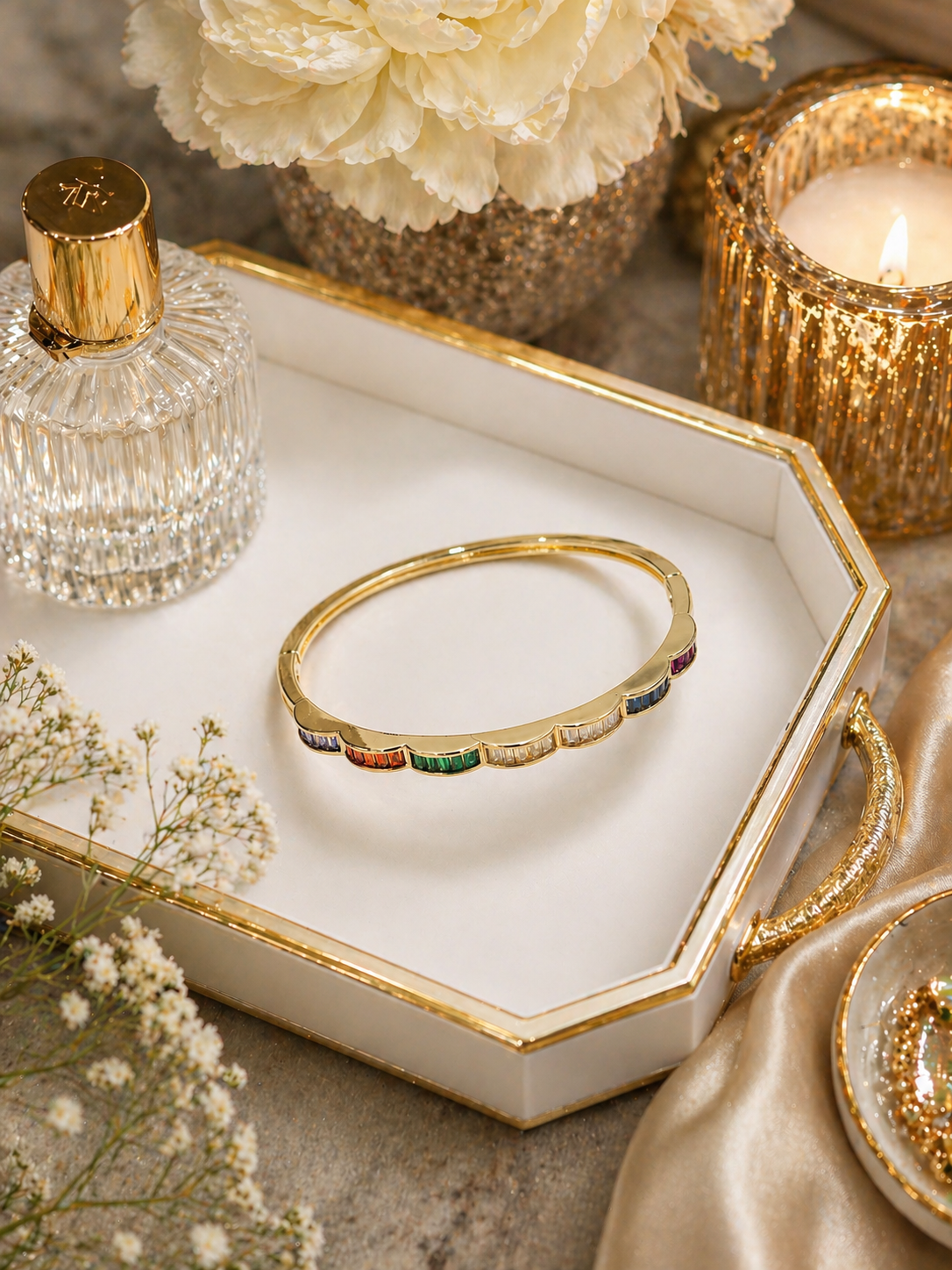 Prism Petal Bangle