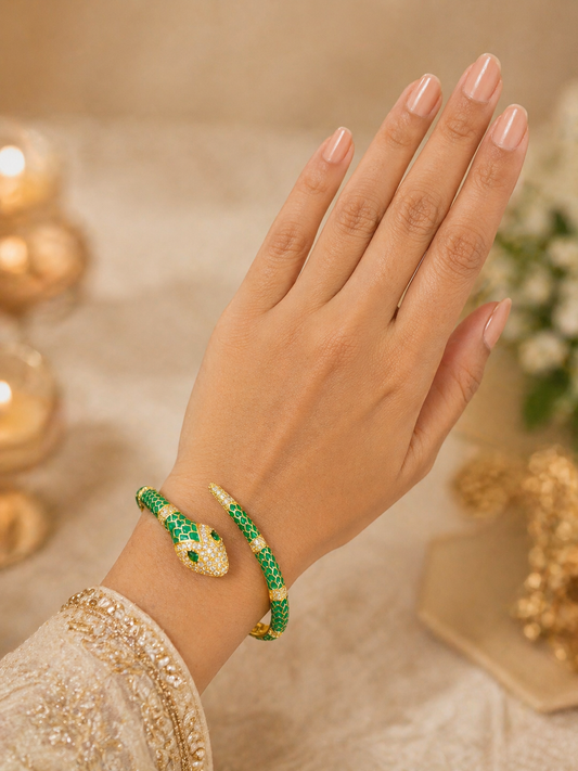 Serpentine Luxe Bangle