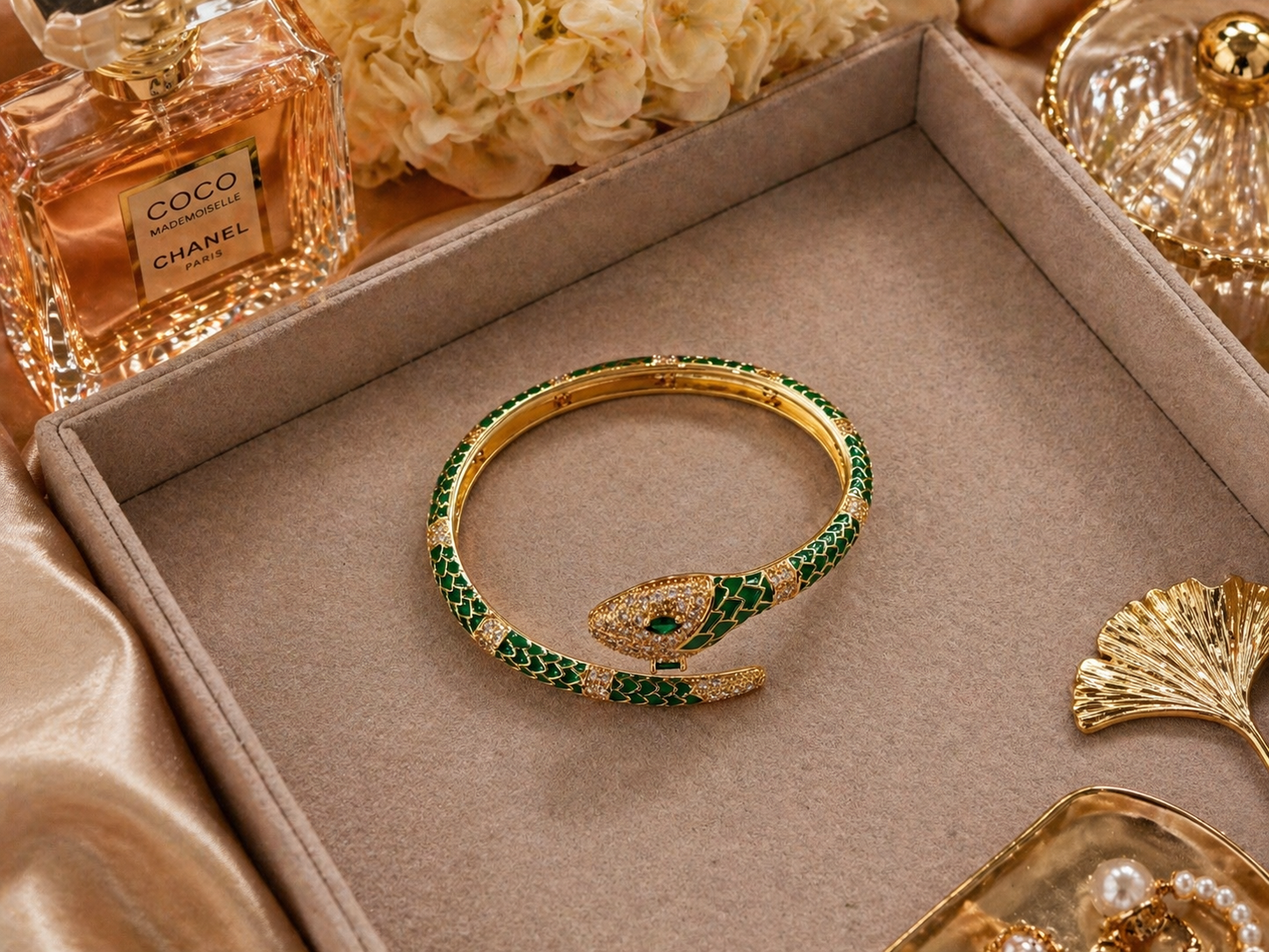 Serpentine Luxe Bangle