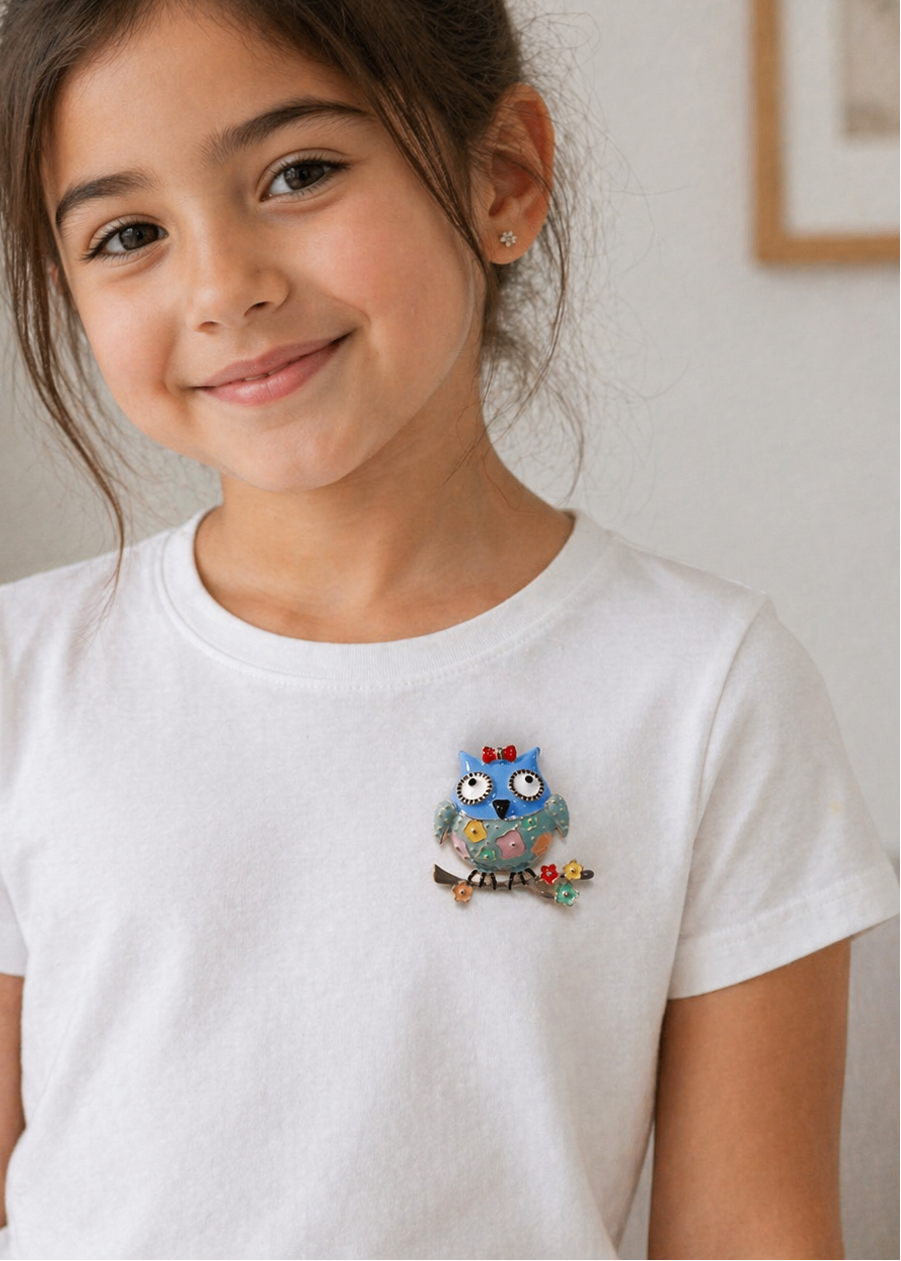 Little Hoot Owl Brooch