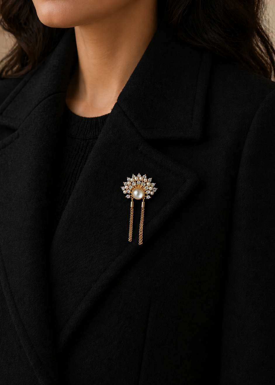 Starlight Tassel Brooch
