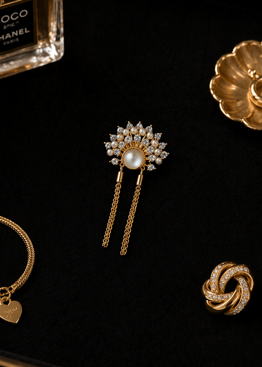 Starlight Tassel Brooch