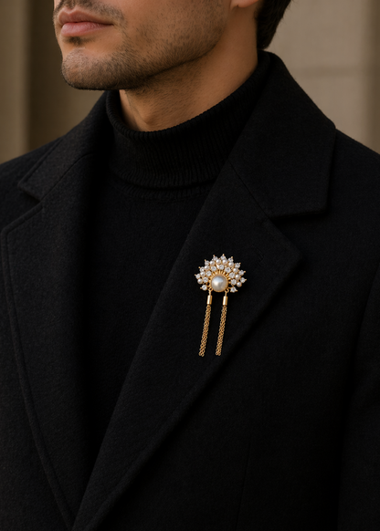 Starlight Tassel Brooch