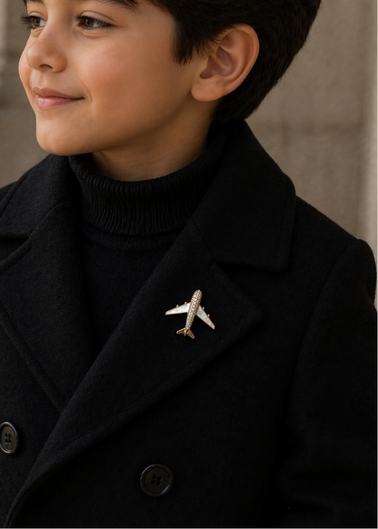 Golden Flight Brooch