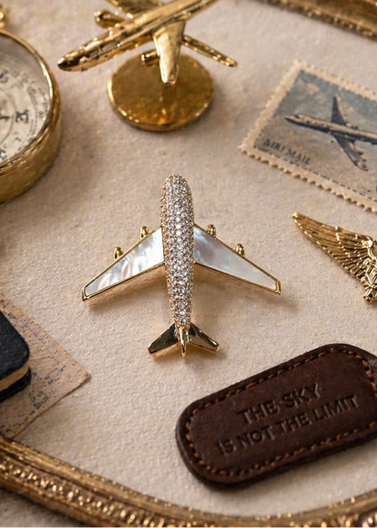 Golden Flight Brooch
