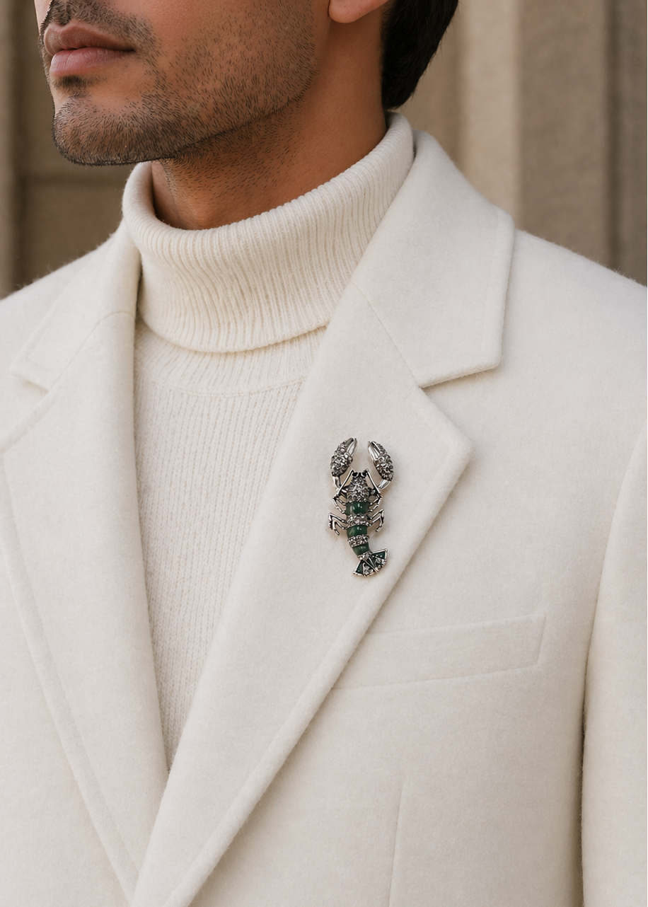 Scorpio Brooch