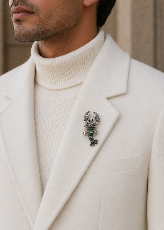 Scorpio Brooch
