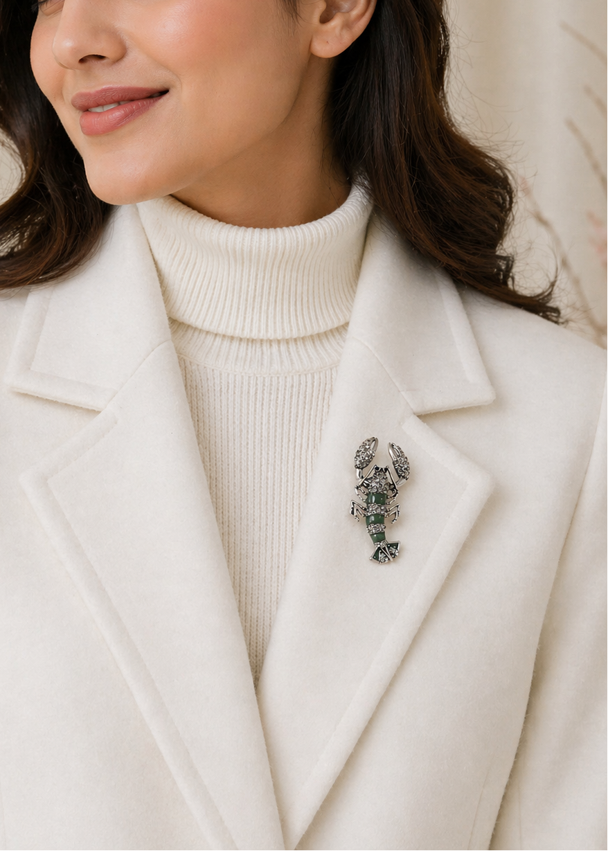 Scorpio Brooch
