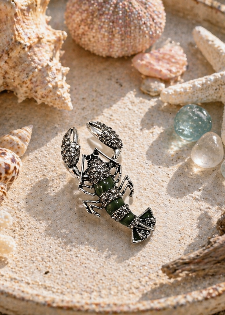 Scorpio Brooch