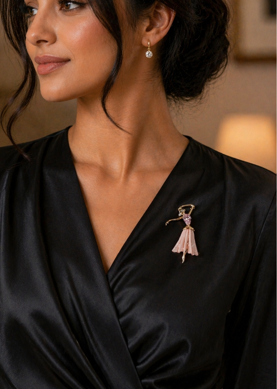 Ballerina Dancer Brooch