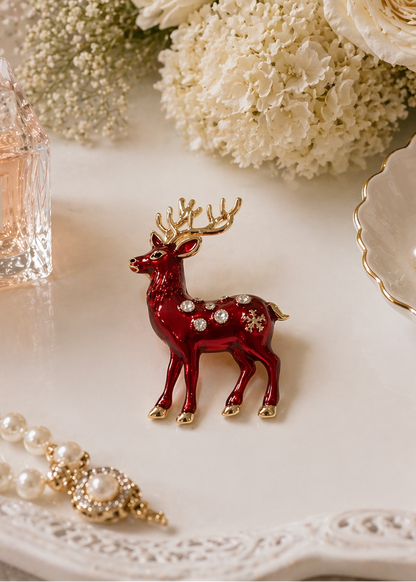 Deer Elegance Brooch
