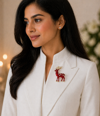 Deer Elegance Brooch