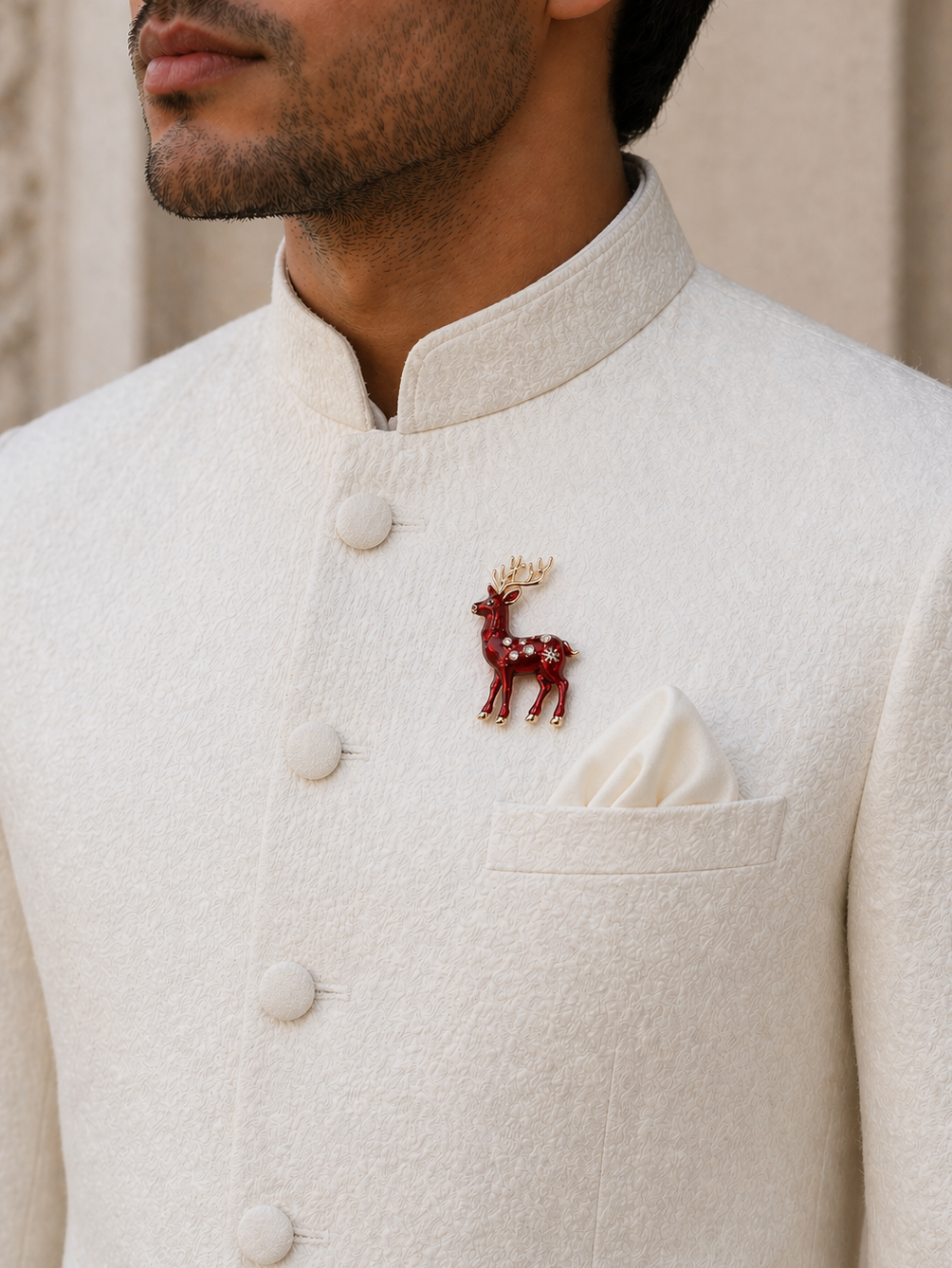 Deer Elegance Brooch