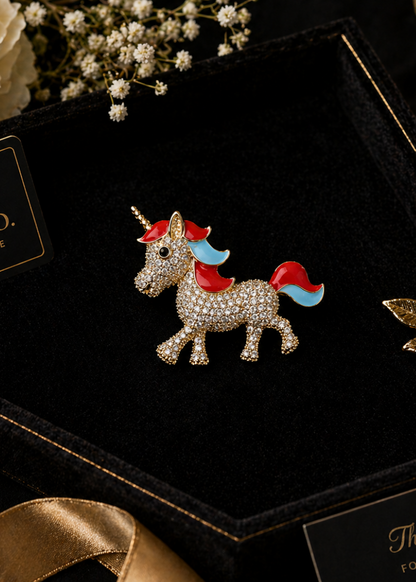 Sparkle Unicorn Brooch