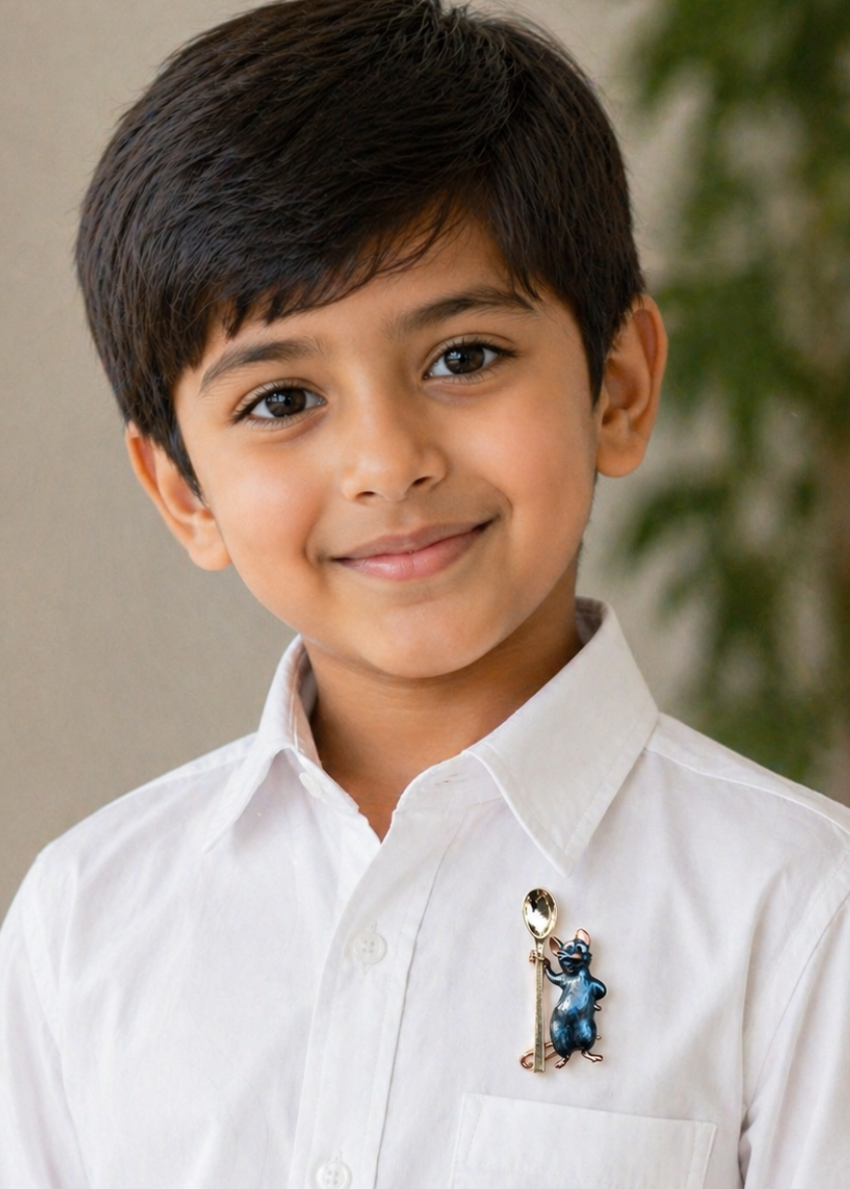 Little Chef Mouse Brooch