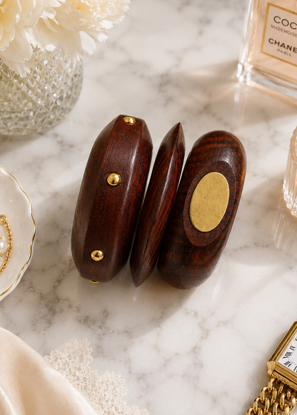 Trio Wooden Bangle Set