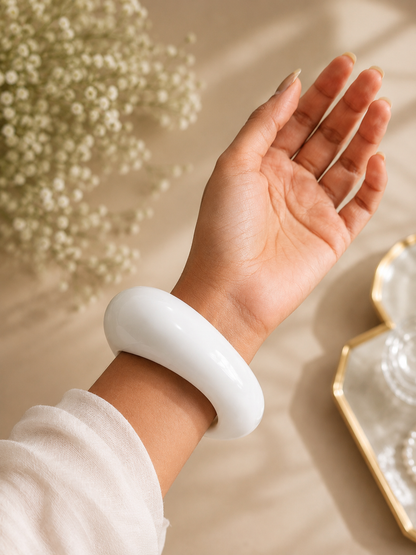 Tapered Resin Bangle Set
