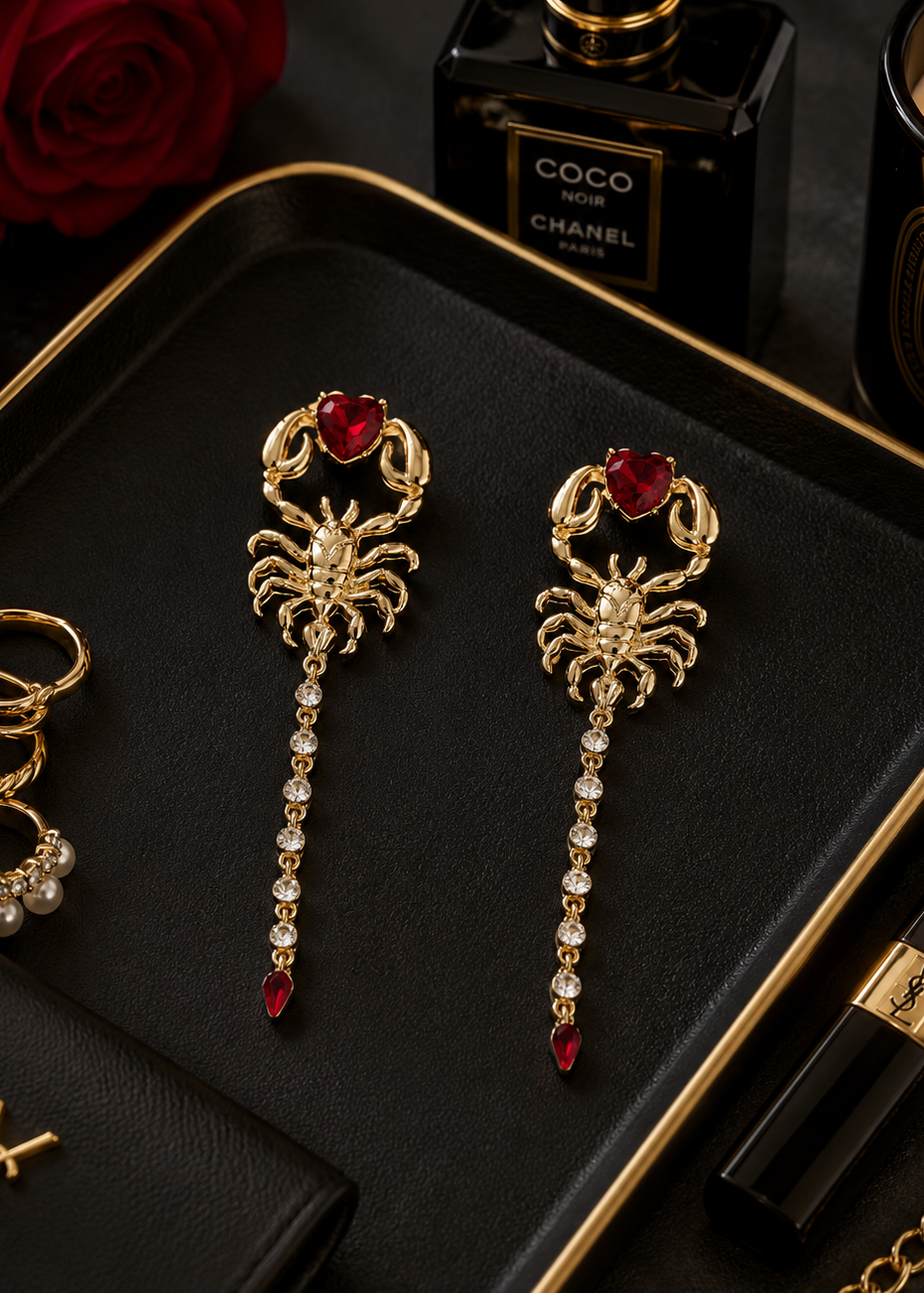 Scorpion Drop Earrings