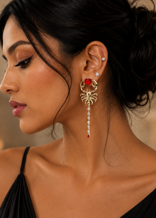 Scorpion Drop Earrings