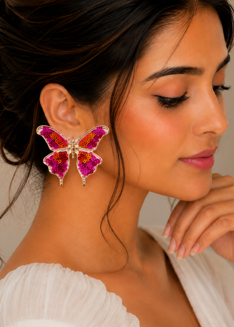 Flutter Pop Butterfly Earrings
