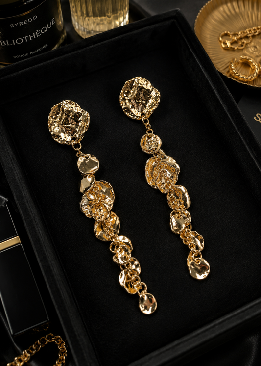 Molten Muse Cascade Earrings