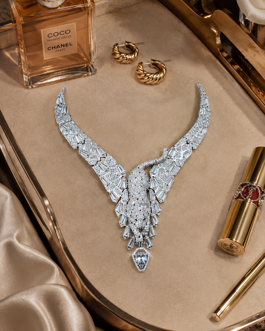 Crystal Panther Necklace