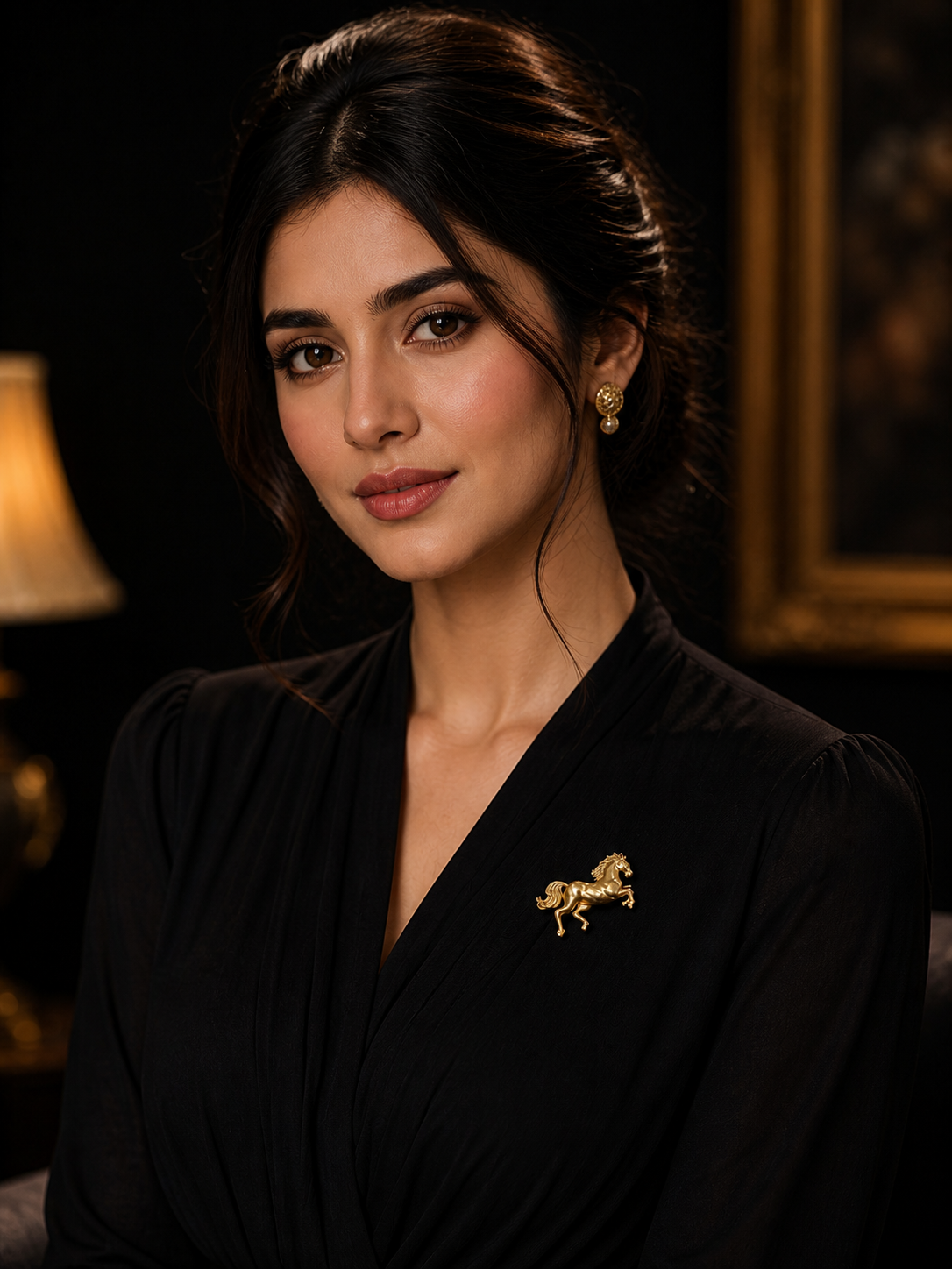 Majestic Horse Brooch