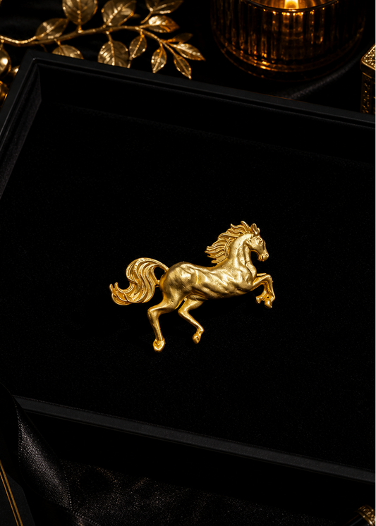 Majestic Horse Brooch