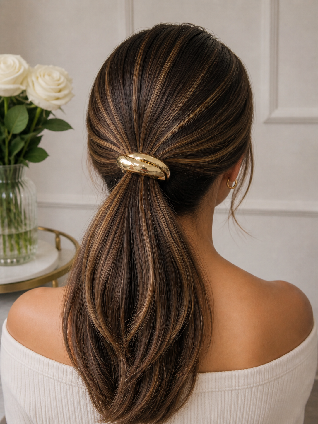Twist Gold Hair Band