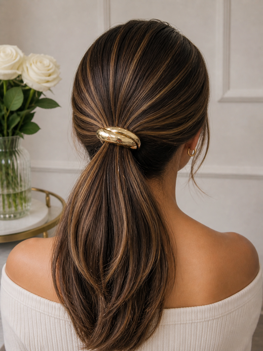 Twist Gold Hair Band