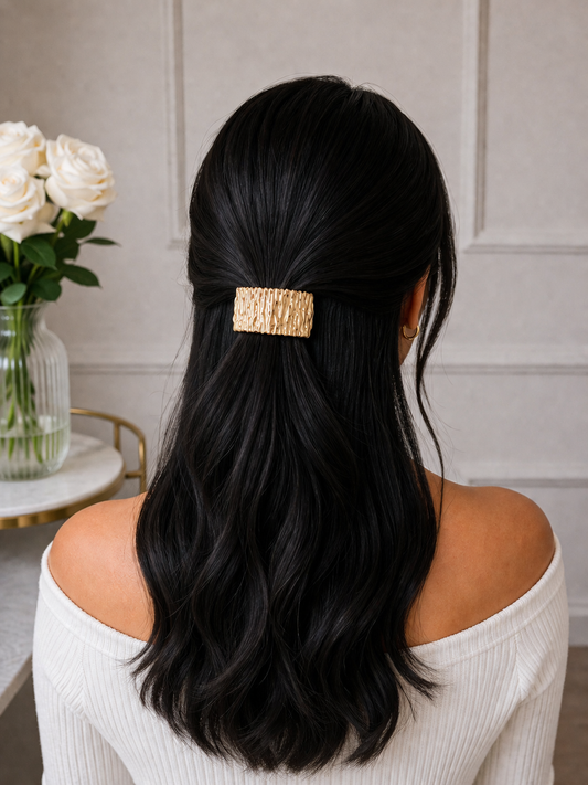 Textured Gold Hair Band