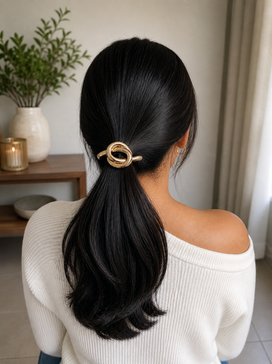 Knot Gold Hair Band
